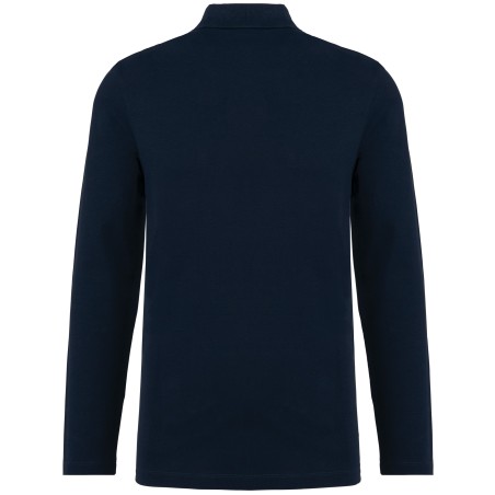 Men\\\'s long-sleeved Supima® polo shirt
