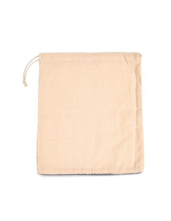 Mesh bag with drawstring carry handle 2