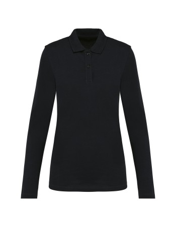 Polo Supima® manga larga mujer 2