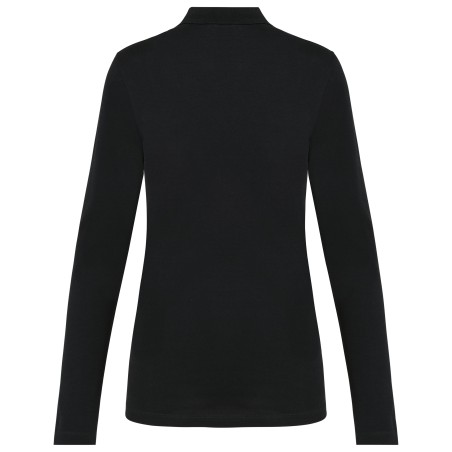 Polo Supima® manga larga mujer