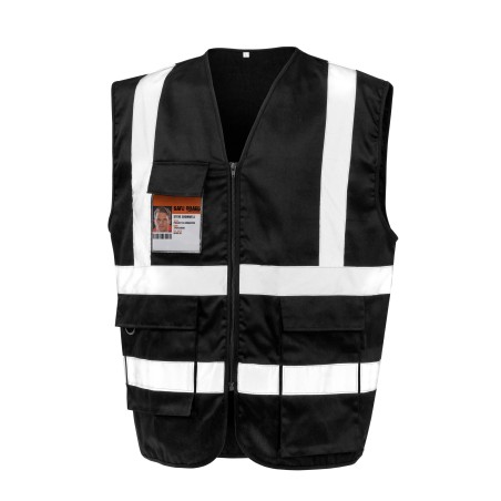 Chaleco de seguridad con cremallera