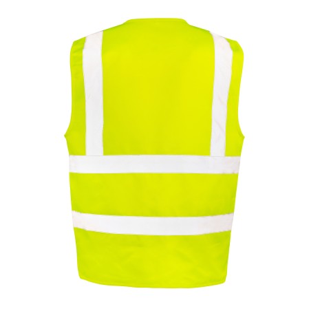 Chaleco de seguridad con cremallera