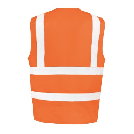 Chaleco de seguridad con cremallera