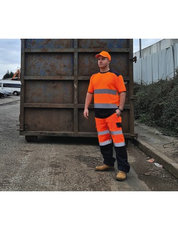 Two-tone Hi-Vis t-shirt