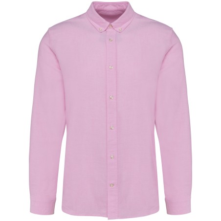 Camisa Oxford manga larga hombre