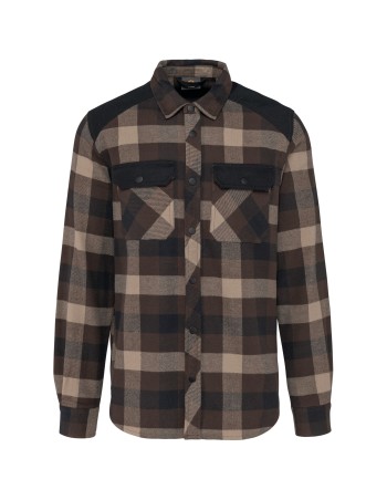 Sobrecamisa a cuadros con bolsillos 2