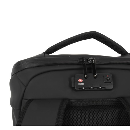 Waterproof anti-theft bag with helmet holder