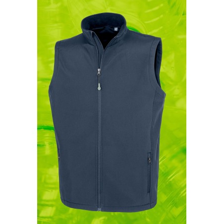 Recycled men’s softshell bodywarmer