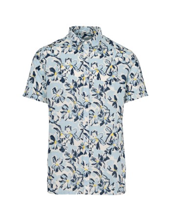 Camisa con estampado vegetal hombre 2