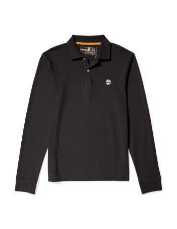 Polo slim LS de piqué