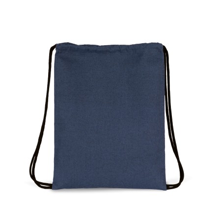 Recycled backpack with drawstring
