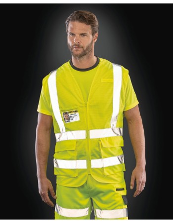 Chaleco de seguridad de rejilla