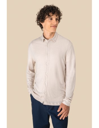 Camisa de lino hombre