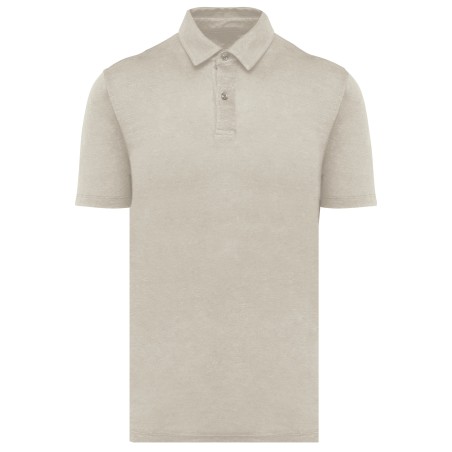 Polo de lino hombre