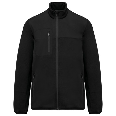 Chaqueta polytricot reciclada hombre
