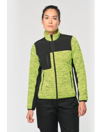 Chaqueta polytricot reciclada mujer