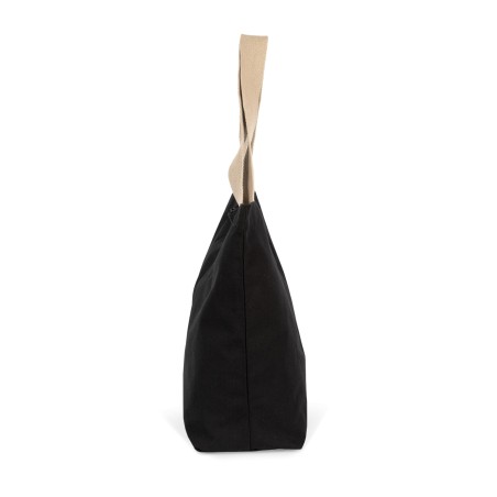 Large recycled flat-bottomed shopping bag