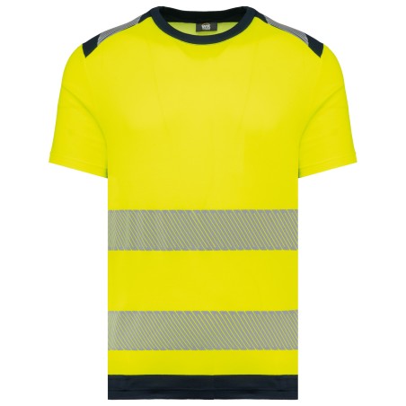 Camiseta de seguridad reciclada manga corta unisex
