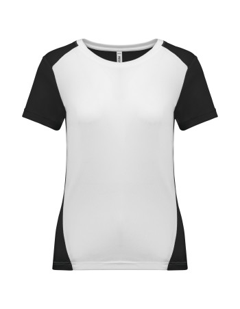 Camiseta de deporte ecorresponsable bicolor mujer 2