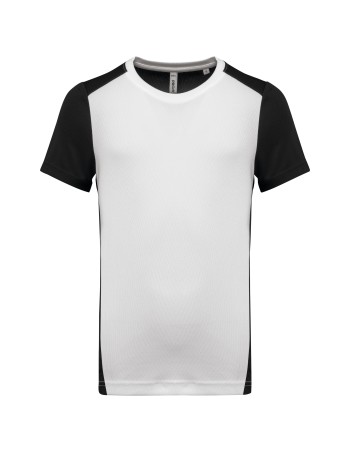 Camiseta de deporte ecorresponsable bicolor hombre 2