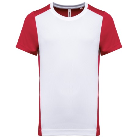 Camiseta de deporte ecorresponsable bicolor hombre