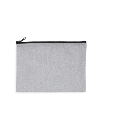 Recycled zipped pouch