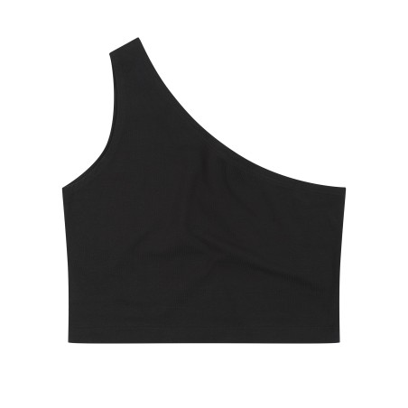 Top asimétrico para mujer