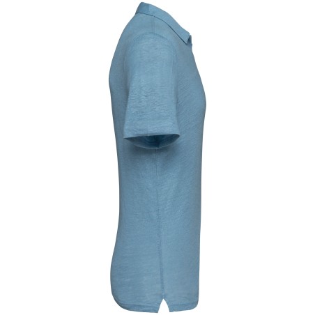 Men’s linen polo shirt
