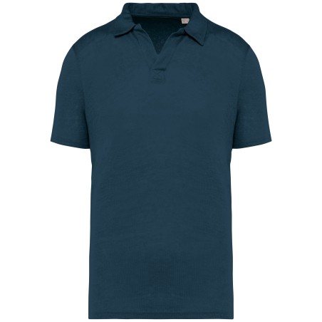 Polo de lino hombre