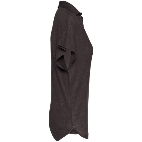 Polo de lino mujer