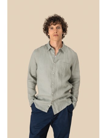 Camisa de lino hombre