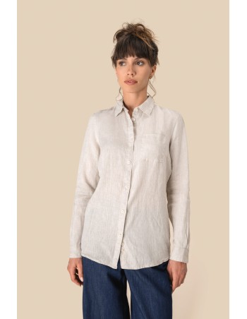 Camisa de lino mujer