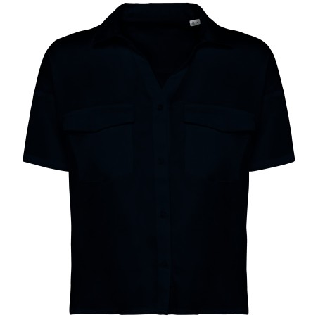 Camisa ecorresponsable oversize de Lyocell mujer