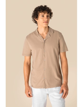 Camisa ecorresponsable efecto lavado de punto jersey...