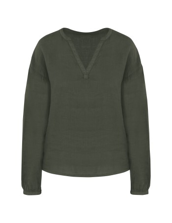 Blusa de lino mujer 2