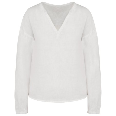 Blusa de lino mujer
