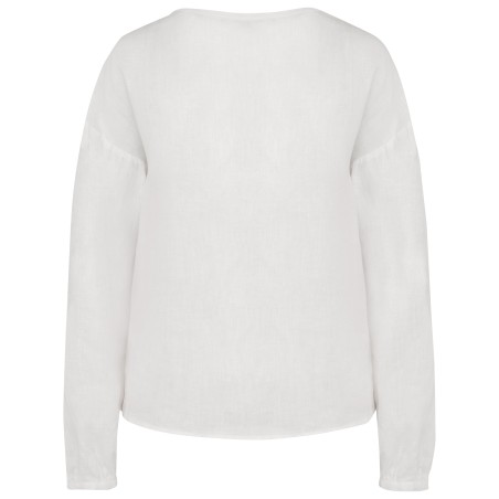 Blusa de lino mujer