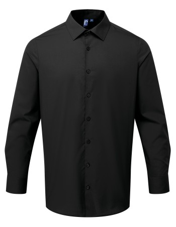 Camisa popelina RECYCLIGHT manga larga hombre 2