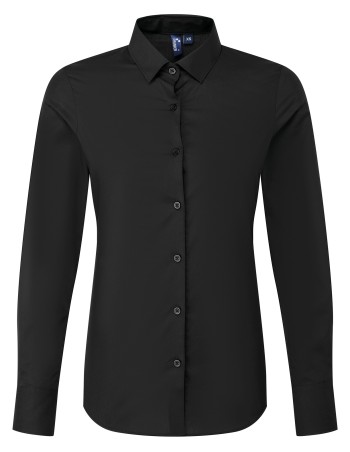 Camisa popelina RECYCLIGHT manga larga mujer 2
