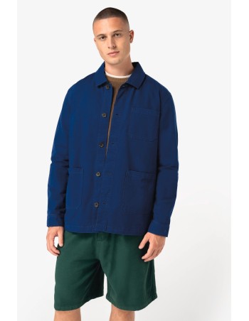 Chaqueta tipo worker ecorresponsable de efecto lavado unisex