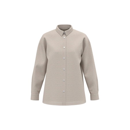 Camisa de lino oversize mujer