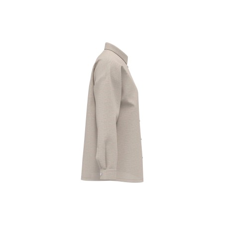 Camisa de lino oversize mujer