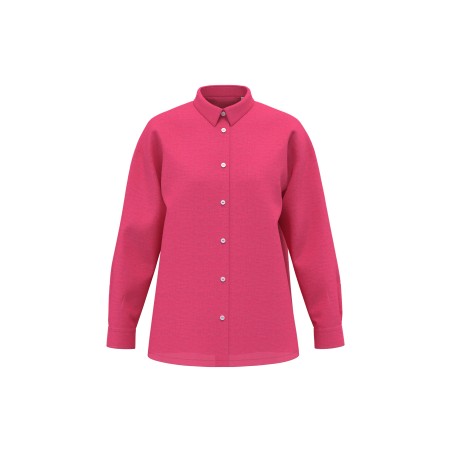 Camisa de lino oversize mujer