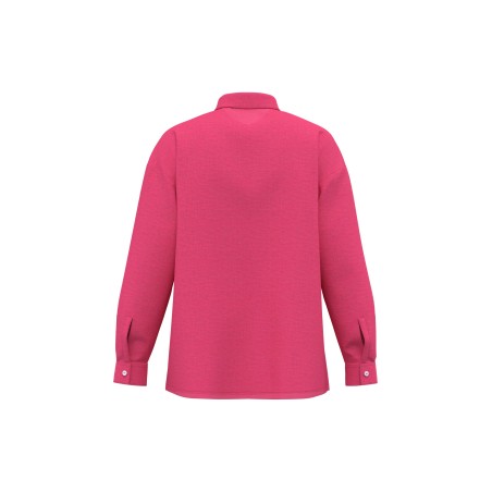 Camisa de lino oversize mujer
