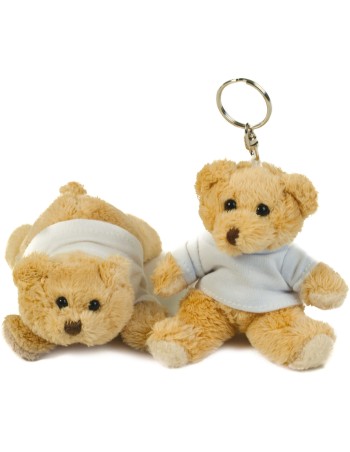 Llavero con oso de peluche Binx