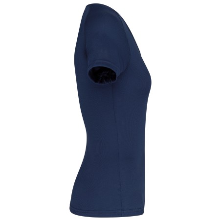 Camiseta de deporte cuello de pico mujer