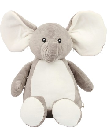 Elefante de peluche con cremallera