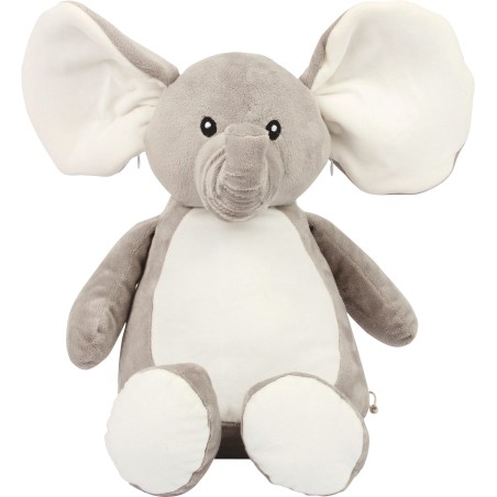 Elefante de peluche con cremallera