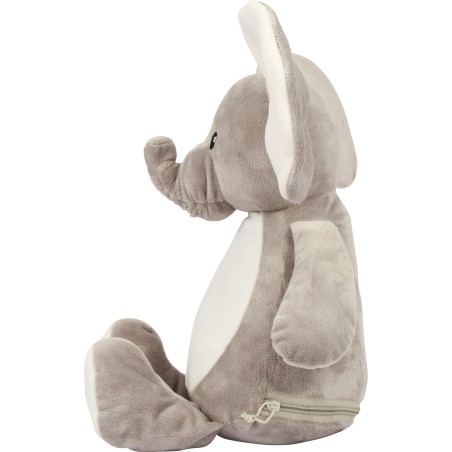 Elefante de peluche con cremallera