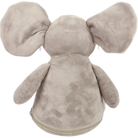 Elefante de peluche con cremallera